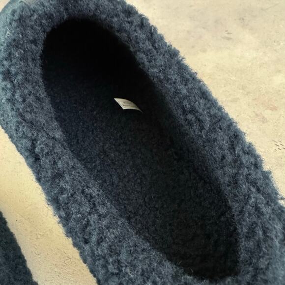 Bombas Sunday Slippers Dark Blue Sherpa Fleece Indoor Outdoor Slip On Mens 11 main image 9